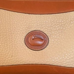 Vintage Dooney and Bourke two tone all leather purse